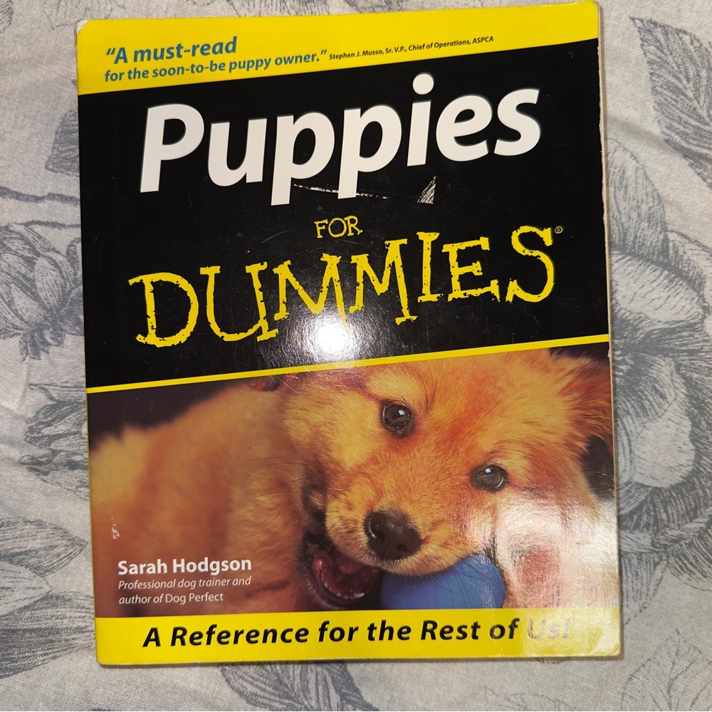 Puppies for Dummies Book. Very good condition